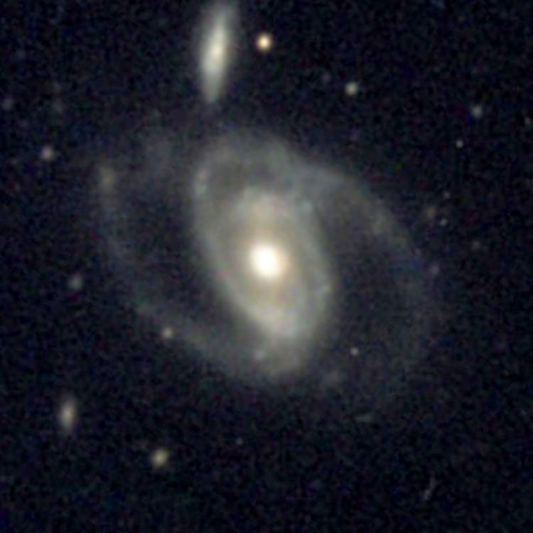 NOAO image of spiral galaxy NGC 1215, a member of Hickson Compact Group 23