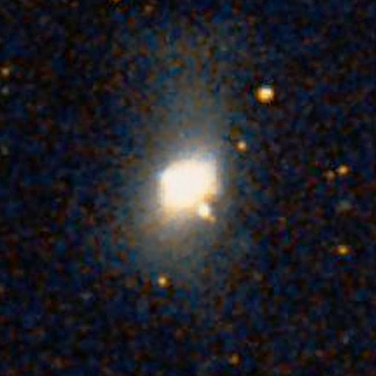 DSS image of lenticular galaxy NGC 1222