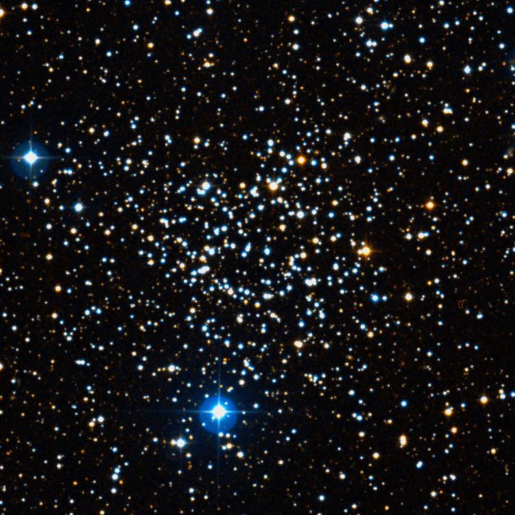 DSS image of region near open cluster NGC 1245
