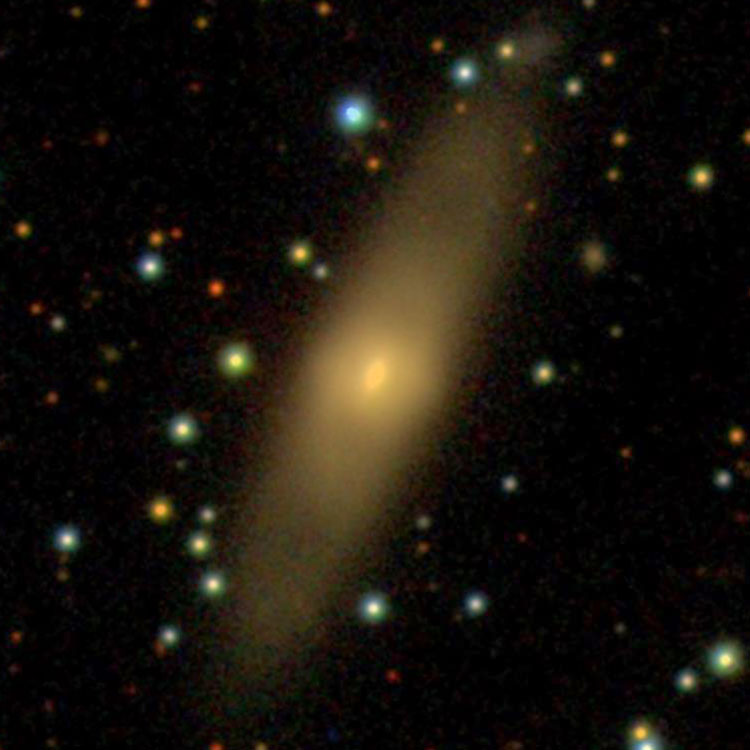 SDSS image of lenticular galaxy NGC 1250