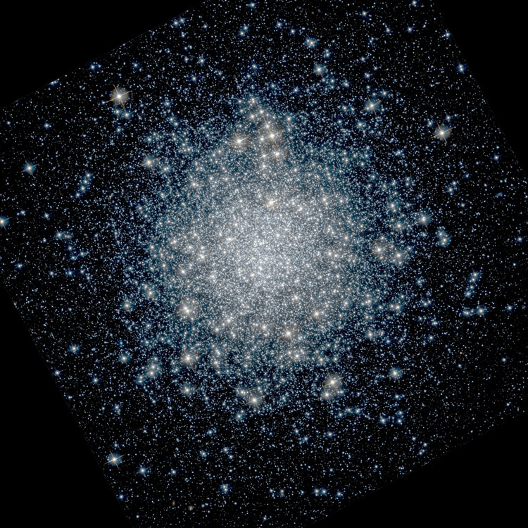 HST image of part of globular cluster NGC 1261