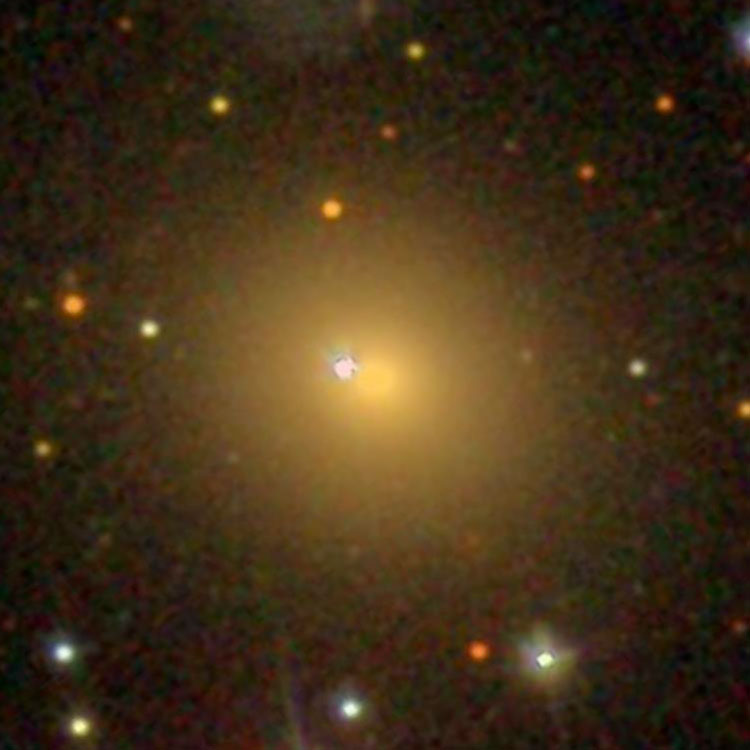 SDSS image of elliptical galaxy NGC 1267