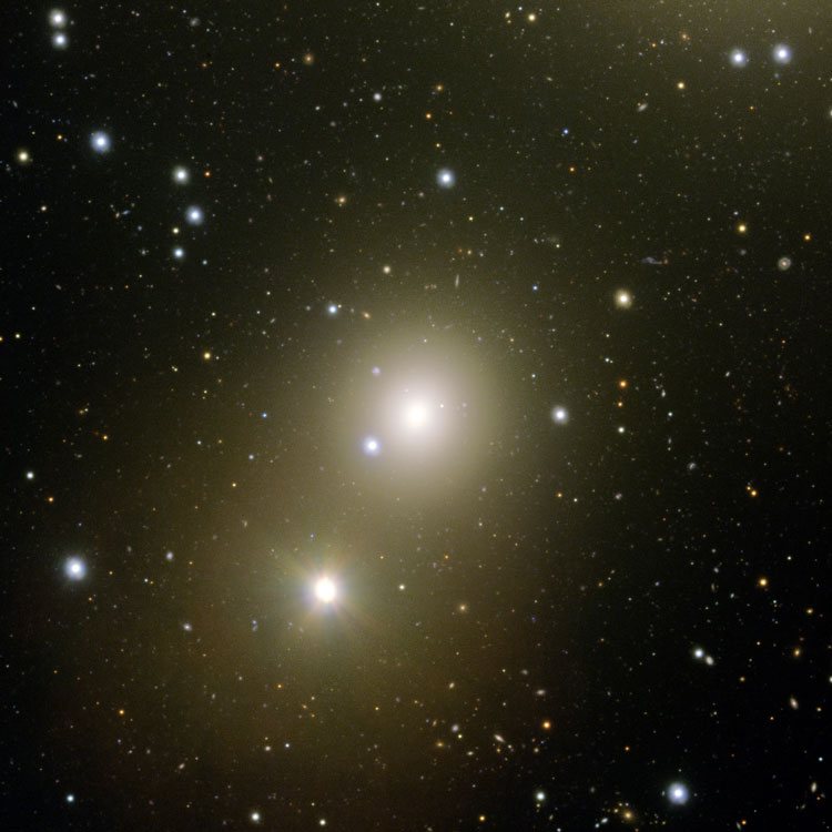 ESO image of region near elliptical galaxy NGC 1404