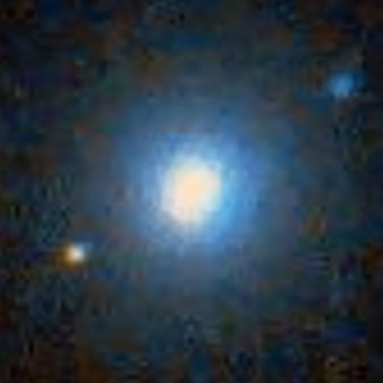 DSS image of elliptical galaxy NGC 1416
