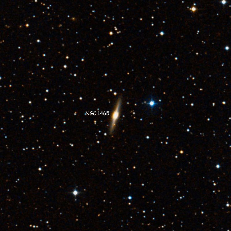 DSS image of region near lenticular galaxy NGC 1465