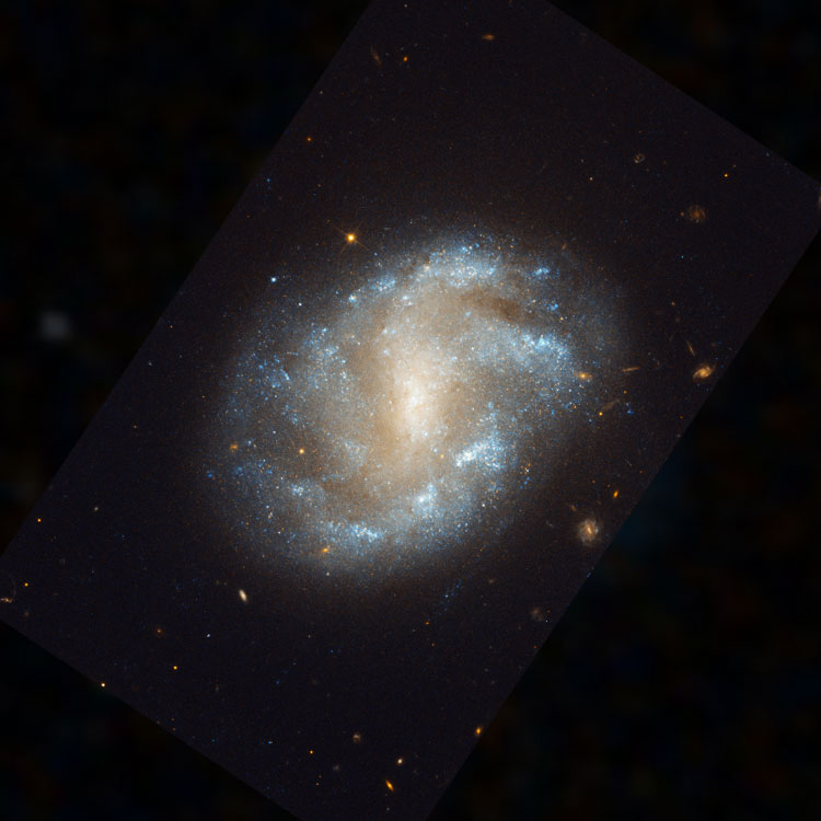HST image of spiral galaxy NGC 1483