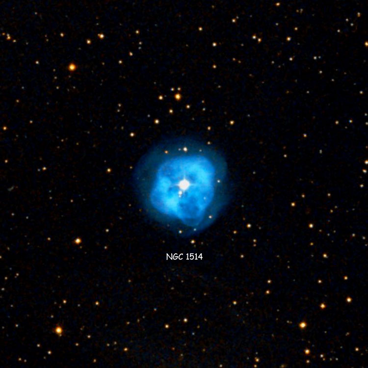 DSS image of region near planetary nebula NGC 1514