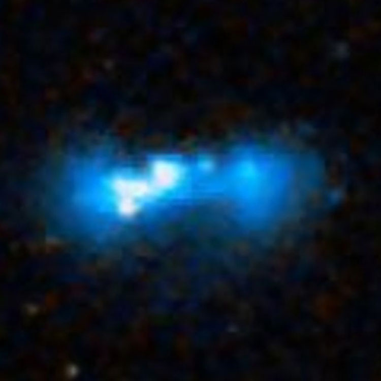 DSS image of irregular galaxy NGC 1592