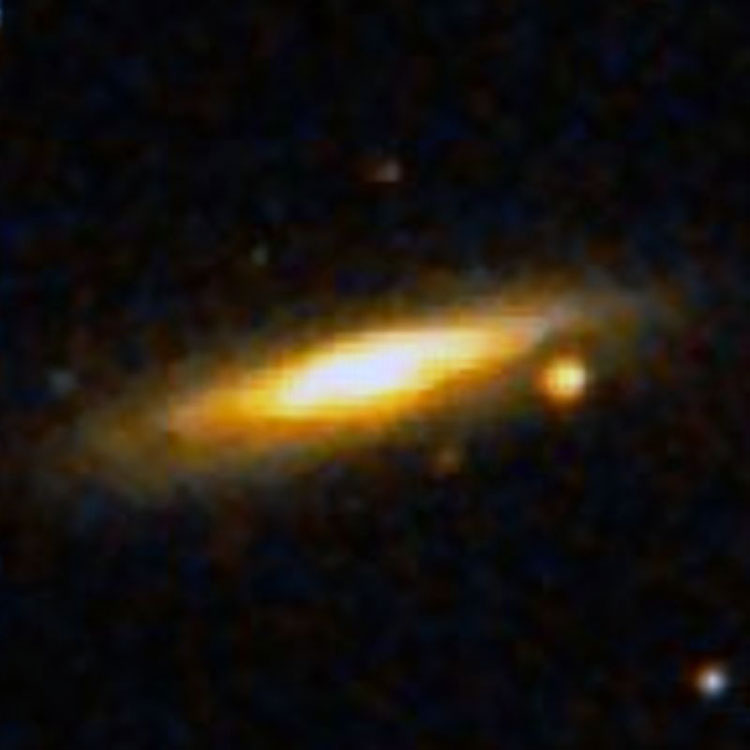 DSS image of lenticular galaxy NGC 1611