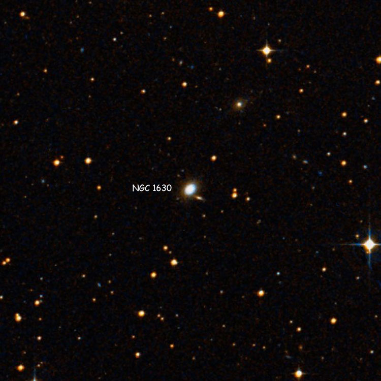 DSS image of region near lenticular galaxy NGC 1630