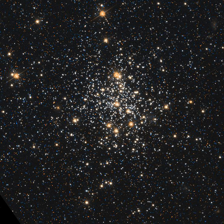 'Raw' HST image of open cluster NGC 1649, in the Large Magellanic Cloud; post-processing by Courtney Seligman