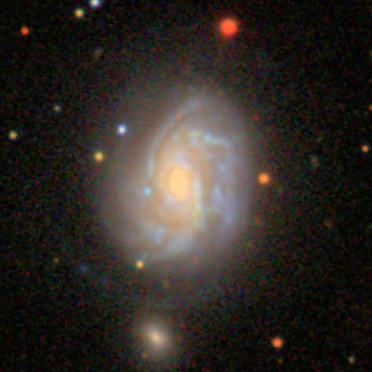 SDSS image of spiral galaxy NGC 1667