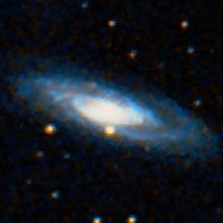 DSS image of spiral galaxy NGC 1752