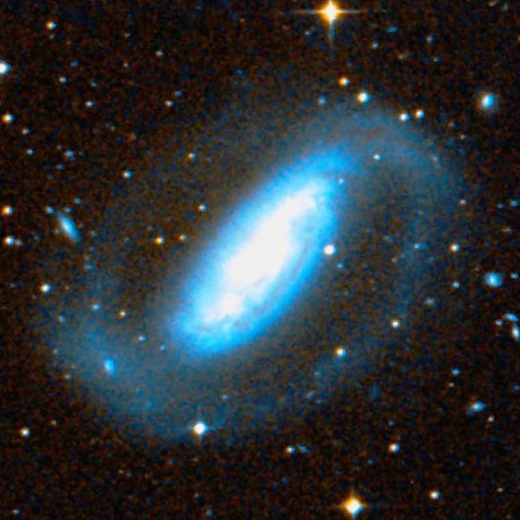 DSS image of spiral galaxy NGC 1808