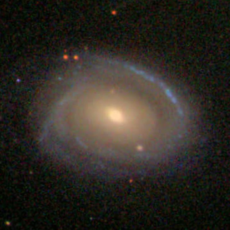 SDSS image of spiral galaxy NGC 182