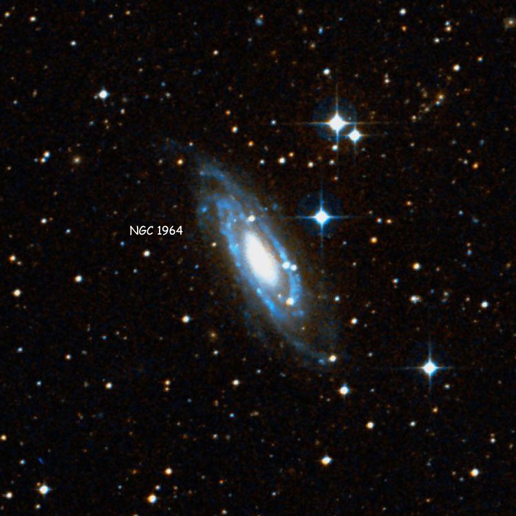 DSS image of region near spiral galaxy NGC 1964