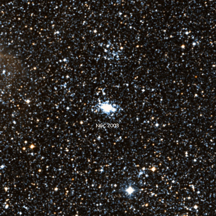 DSS image of region near open cluster NGC 2003