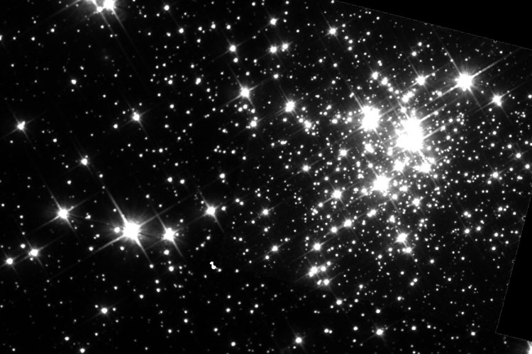 HST image of part of open cluster NGC 2004