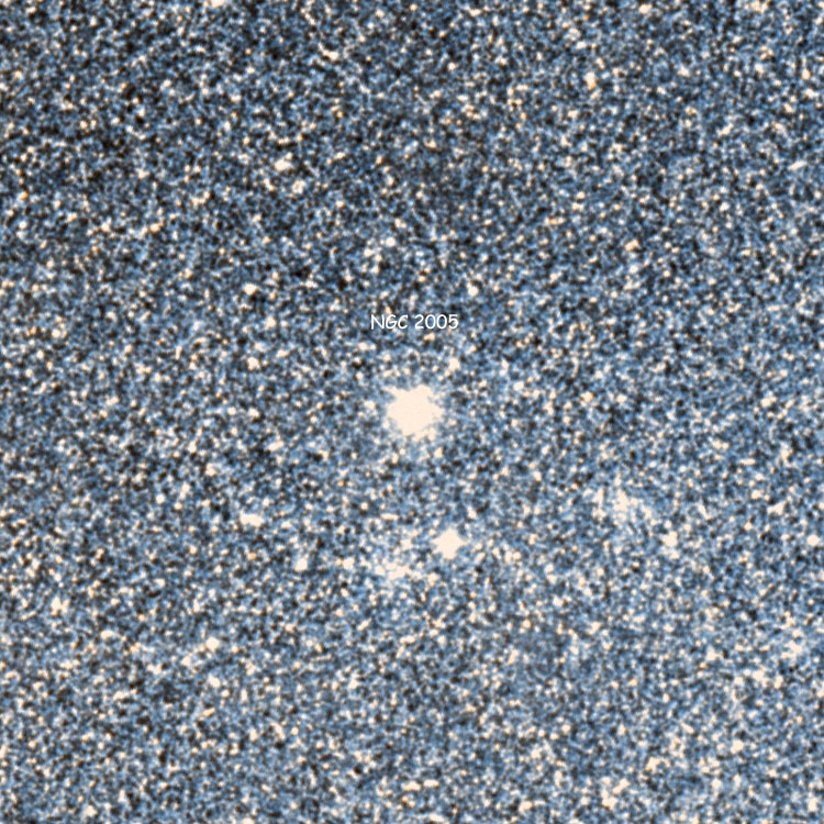 DSS image of region near globular cluster NGC 2005