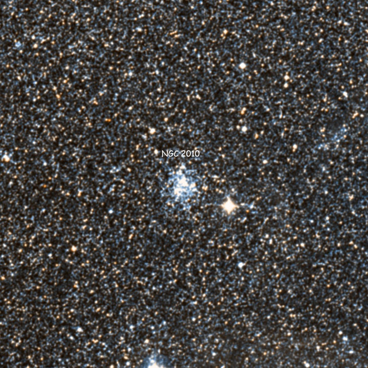 DSS image of region near globular cluster NGC 2010