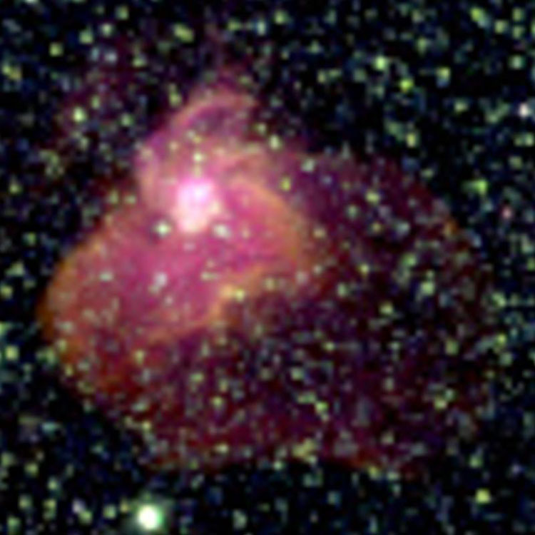 NOAO image of emission nebula NGC 2077, in the Large Magellanic Cloud