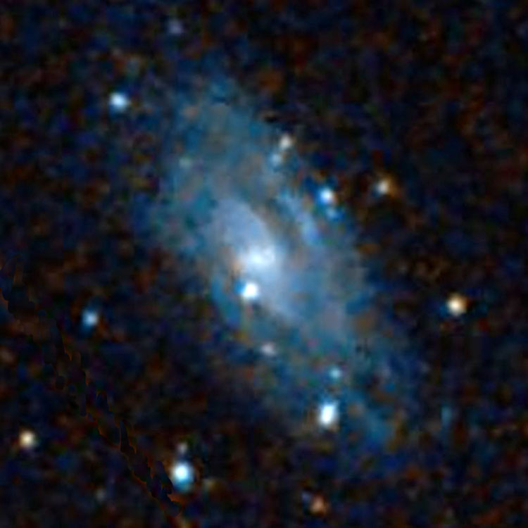 DSS image of spiral galaxy PGC 18960, also known as NGC 2146A