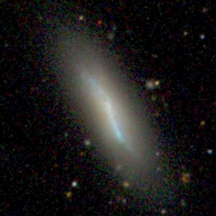 SDSS image of lenticular galaxy NGC 216