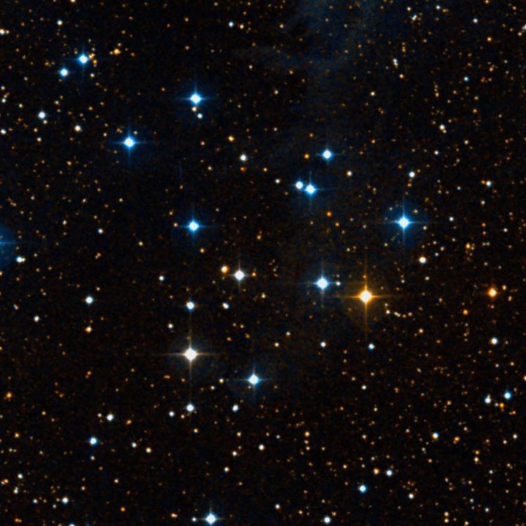 DSS image of open cluster NGC 225