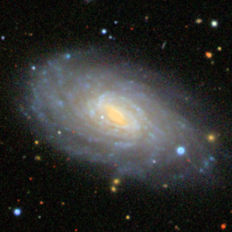 SDSS image of spiral galaxy NGC 2268