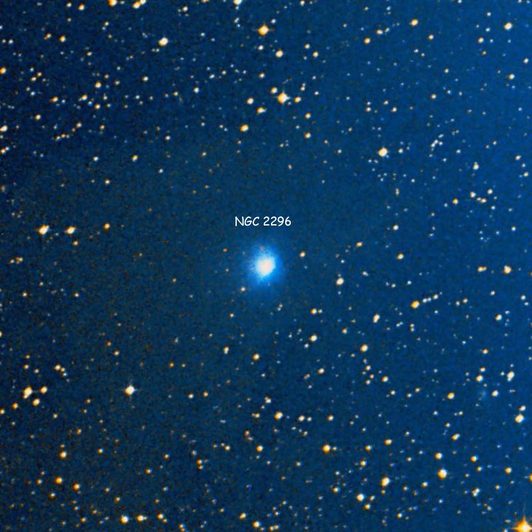 DSS image of region near reflection nebula IC 2296