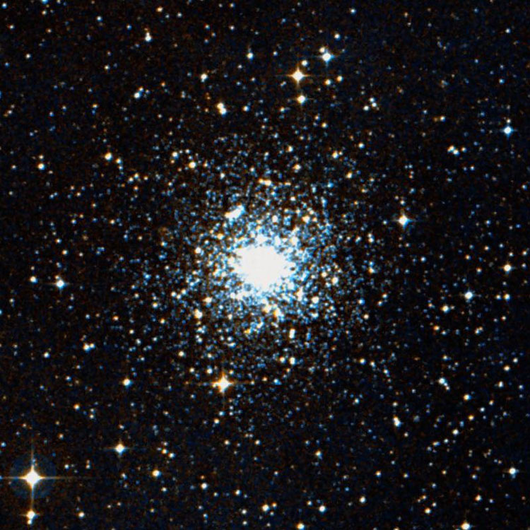 DSS image of region near globular cluster NGC 2298