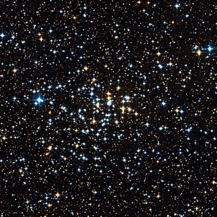 DSS image of region near open cluster NGC 2360