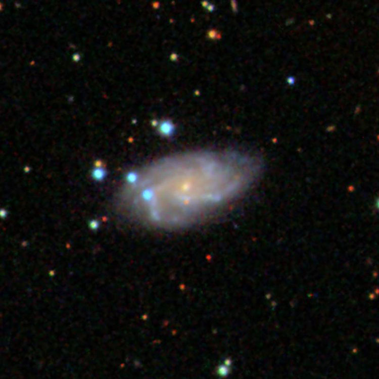SDSS image of spiral galaxy NGC 2405