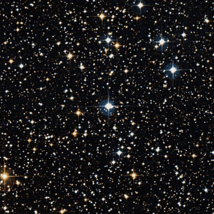 DSS image of region near the group of stars listed as NGC 2413