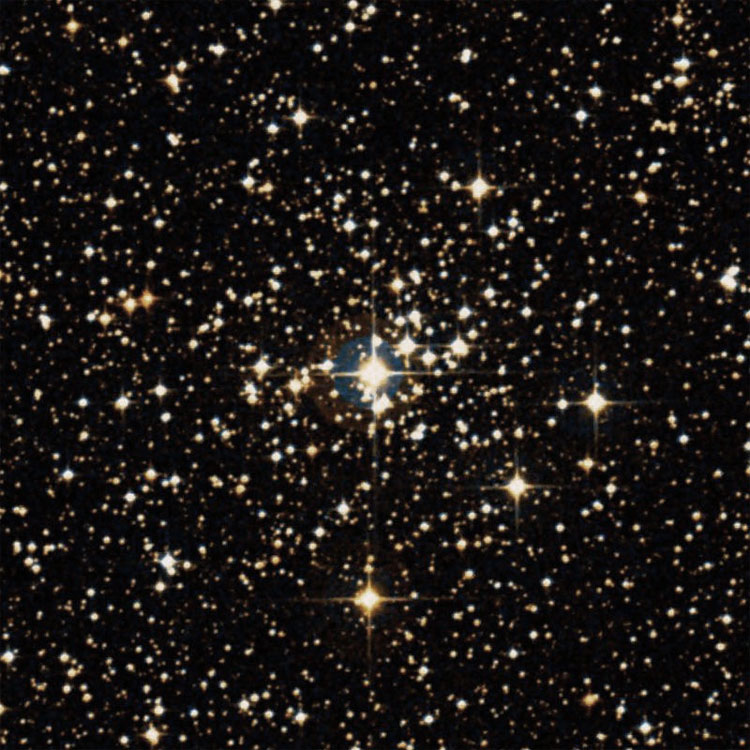 DSS image of open cluster NGC 2414