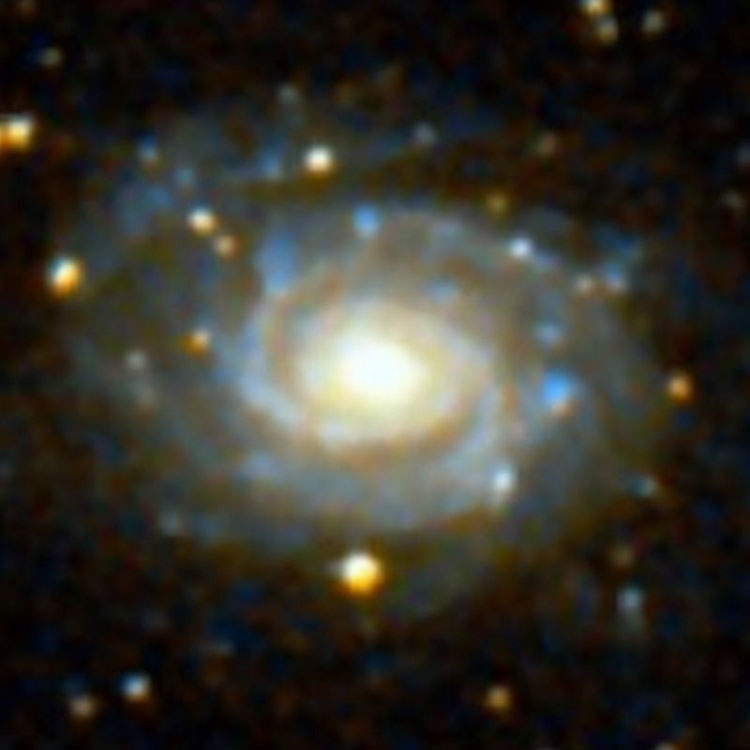 DSS image of spiral galaxy NGC 2417