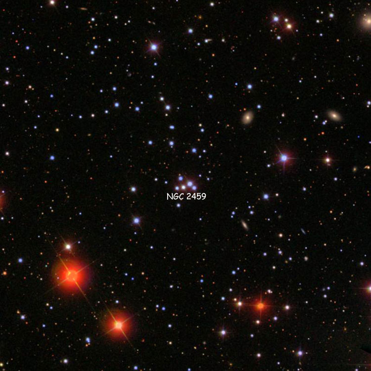 SDSS image of region near stellar group NGC 2459