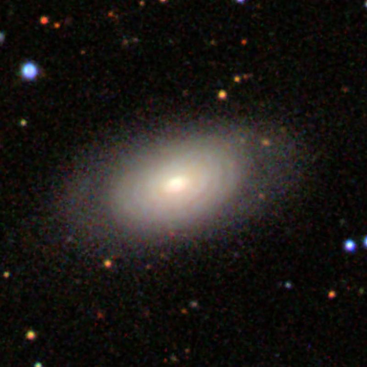 SDSS image of lenticular galaxy NGC 2510