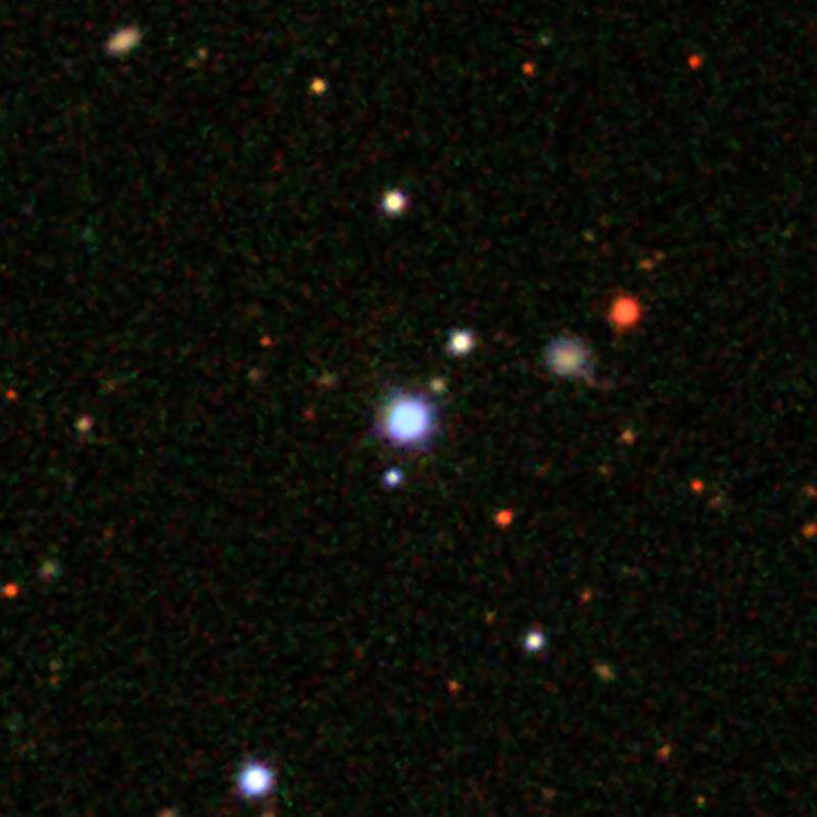 SDSS image of the star or group of stars that may be NGC 2519