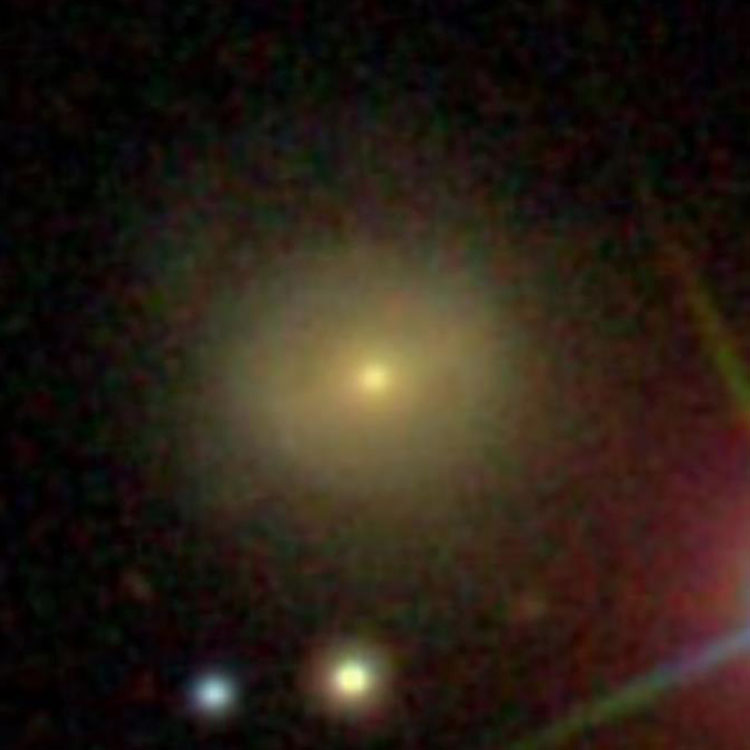 SDSS image of lenticular galaxy NGC 258