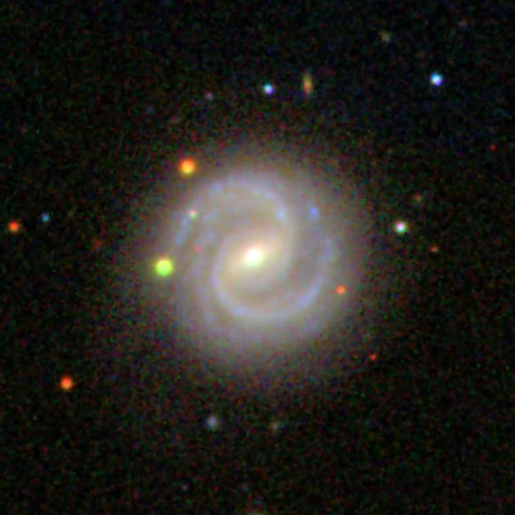 SDSS image of spiral galaxy NGC 2582