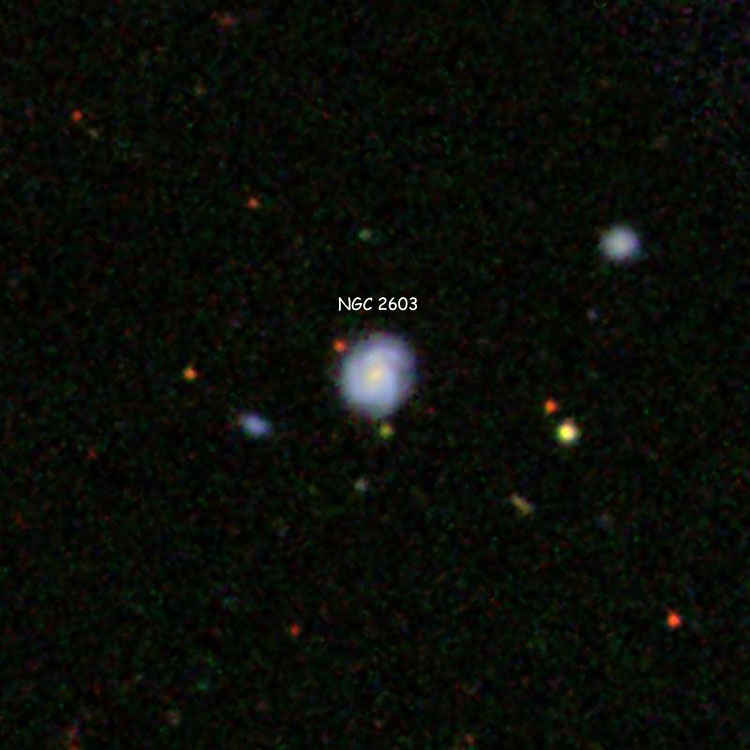 SDSS image of compact galaxy NGC 2603