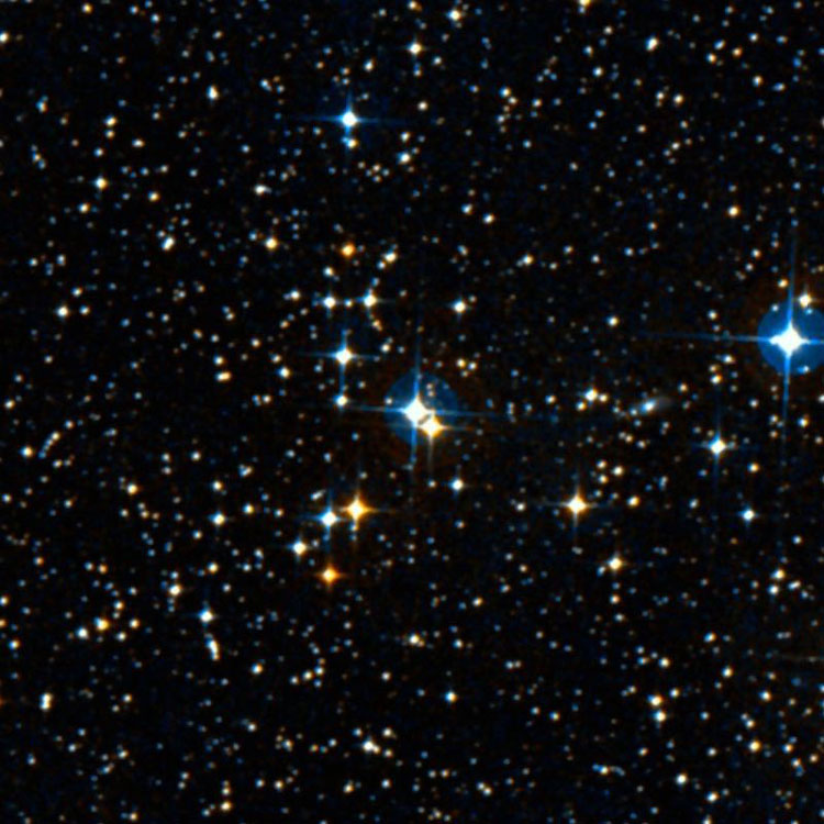 DSS image of open cluster NGC 2609