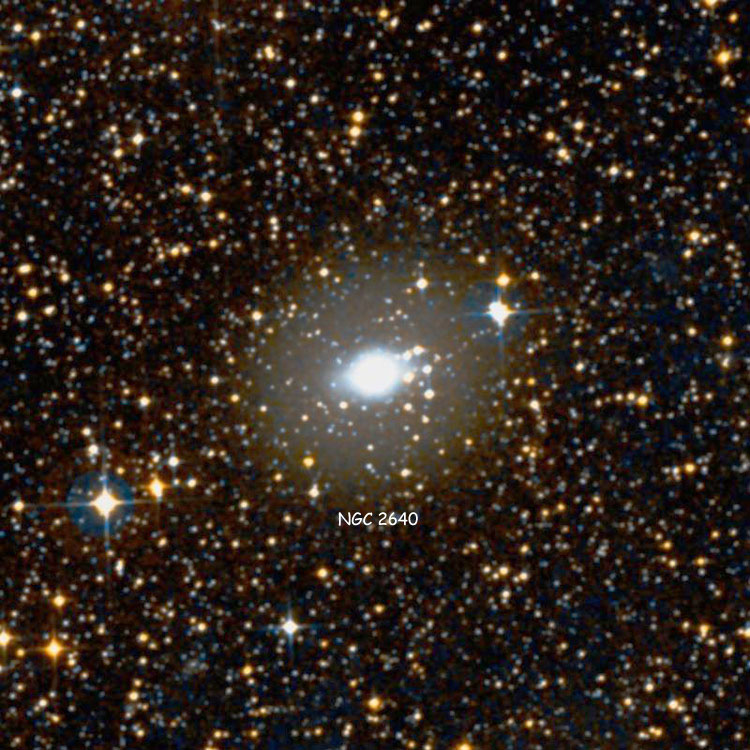 DSS image of region near lenticular galaxy NGC 2640