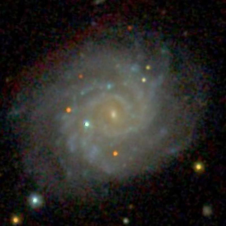 SDSS image of spiral galaxy NGC 2657