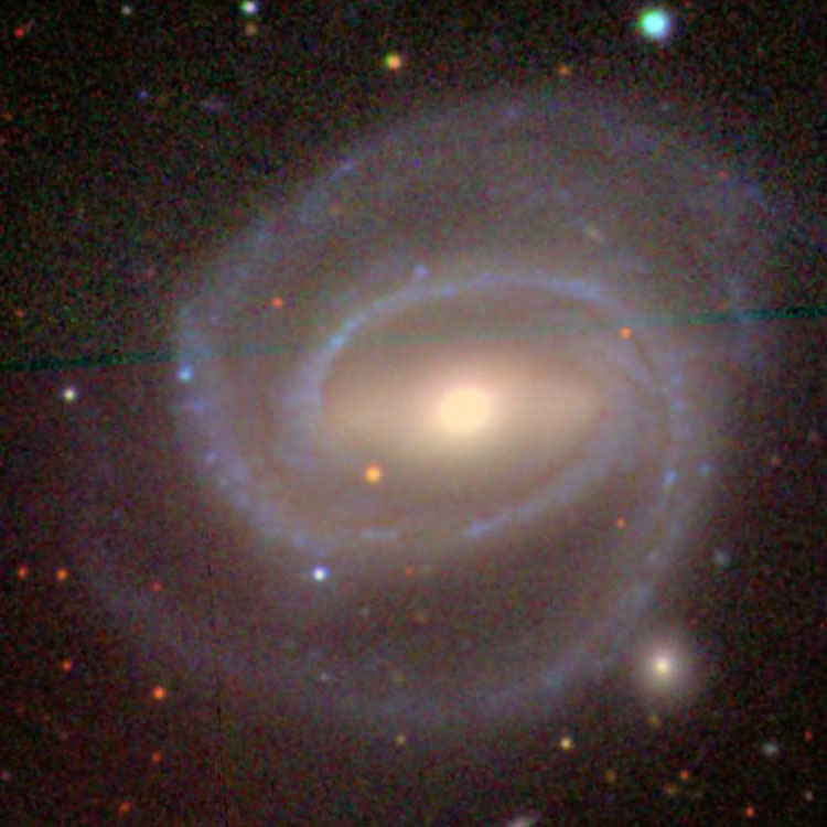 SDSS image of spiral galaxy NGC 266