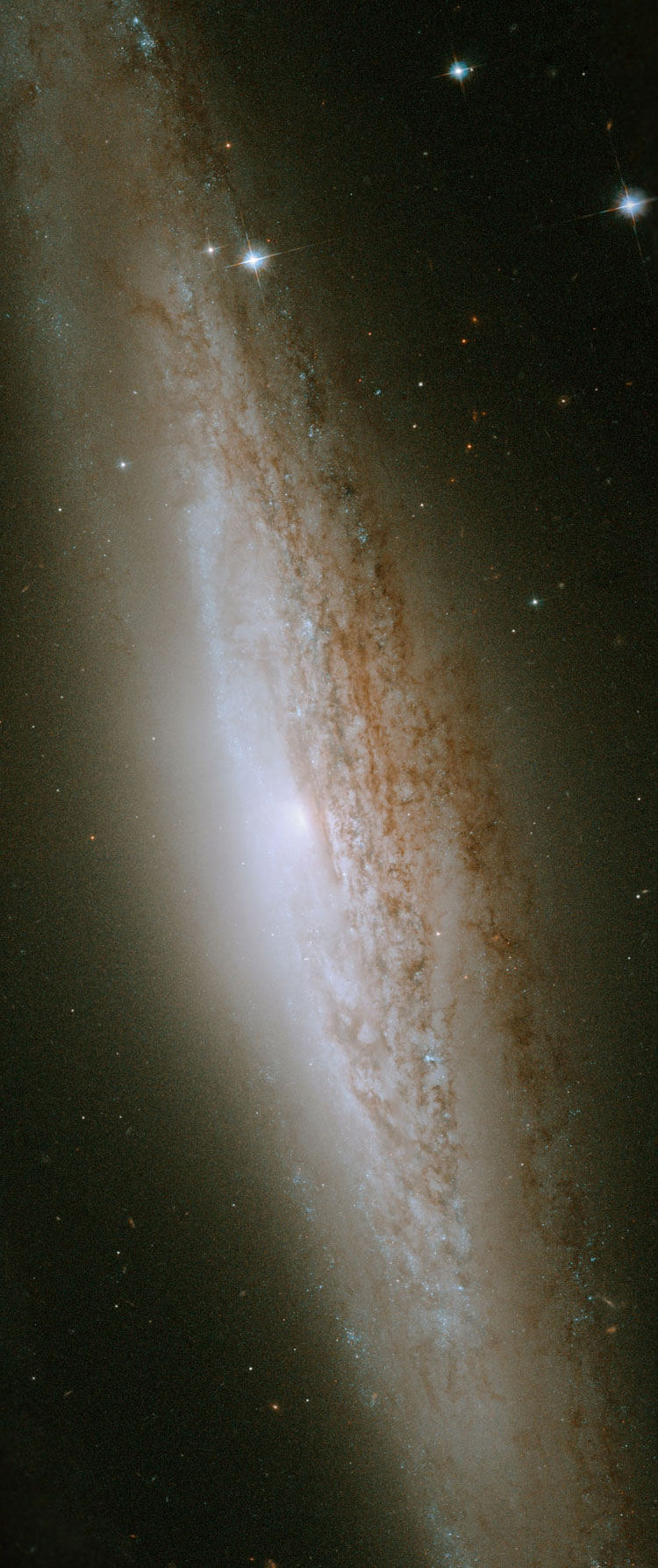 HST image of most of spiral galaxy NGC 2683