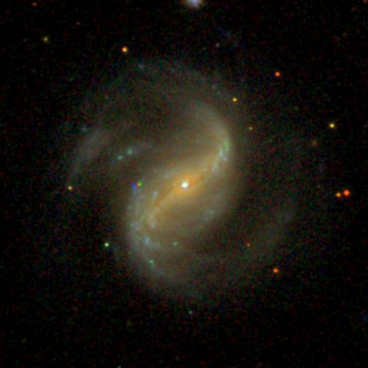 SDSS image of spiral galaxy NGC 2718