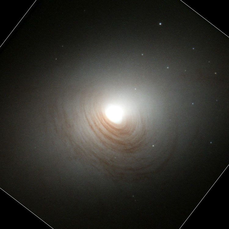 HST image of lenticular galaxy NGC 2787