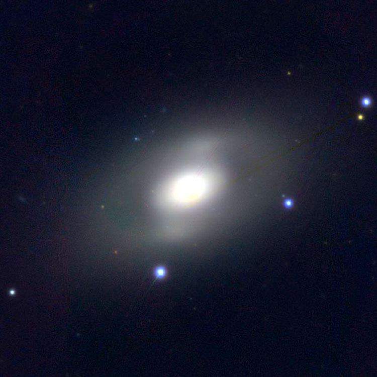 PanSTARRS image of lenticular galaxy NGC 2787